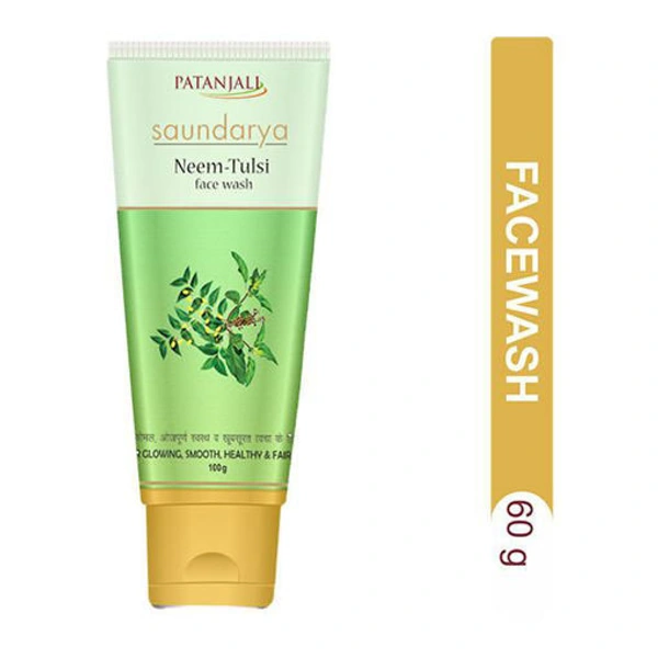 PATANJALI  SAUNDARYA NEEM TULSI FACE WASH 60gm