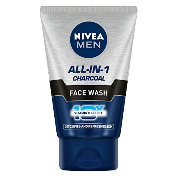 NIVEA MEN  ALL-IN-1 CHARCOAL FACE WASH 100gm