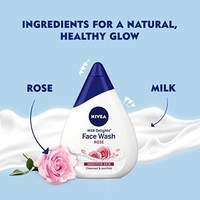 NIVEA MILK DELIGHT FACEWASH ROSE 50ml