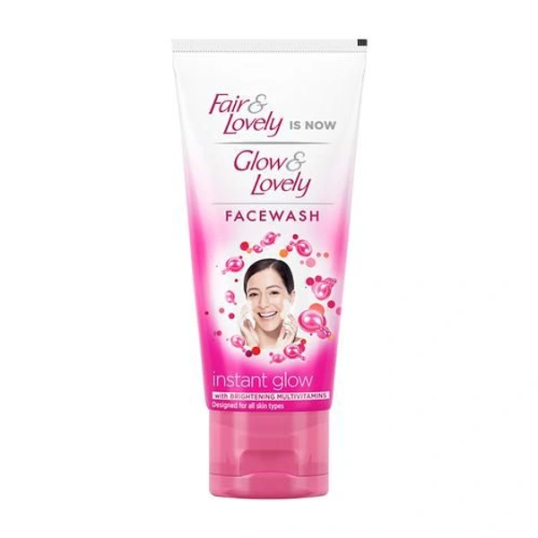 FAIR &LOVELY IS NOW GLOW &LOVELY FACE WASH INSTANT GLOW 100gm