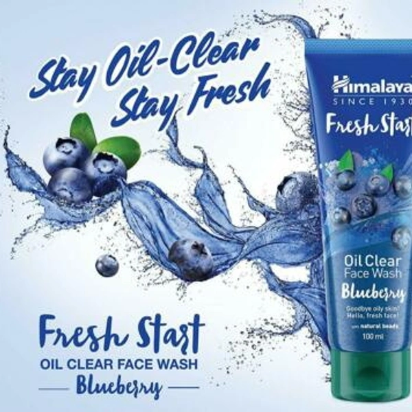 HIMALAYA FRESH START  OIL FRESH BLUEBERRY FACEWASH 100gm