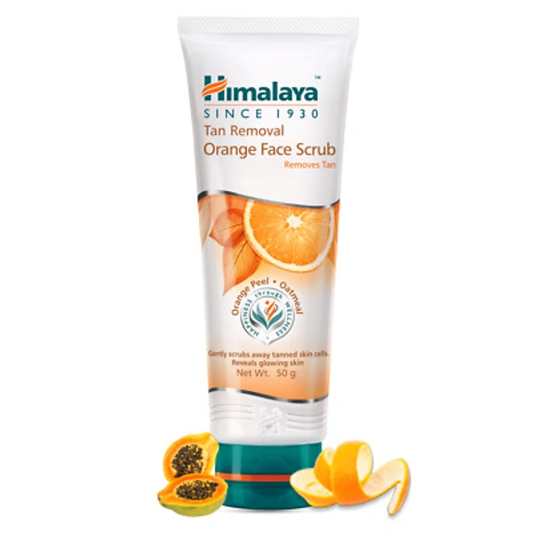 HIMALAYA  TAN REMOVAL ORANGE FACE SCRUB 100g