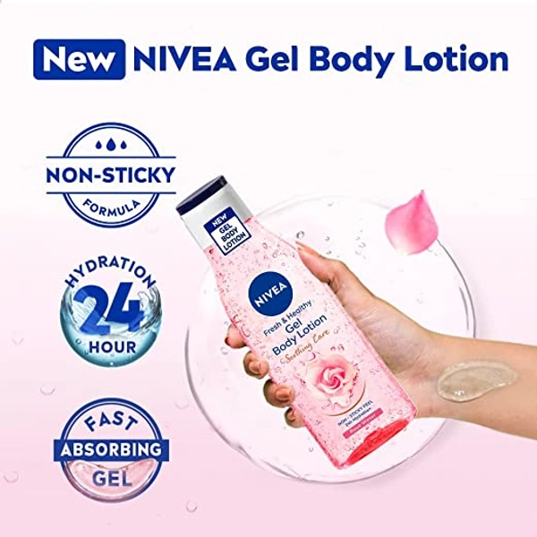 NIVEA  FRESH & HEALTHY GEL BODY LOTION SOOTHING CARE 200ml
