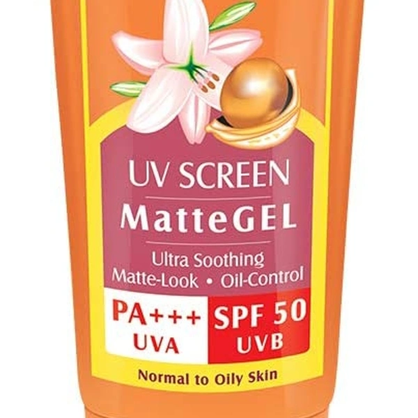 LOTUS HERBALS  SAFE SUN UV SCREEN MATTE GEL SPF50UVB 50gm