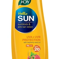 JOY HELLO SUN SUNBLOCK & ANTI-TAN LOTION UVA+UVB PROTECTION SPF20 300ml