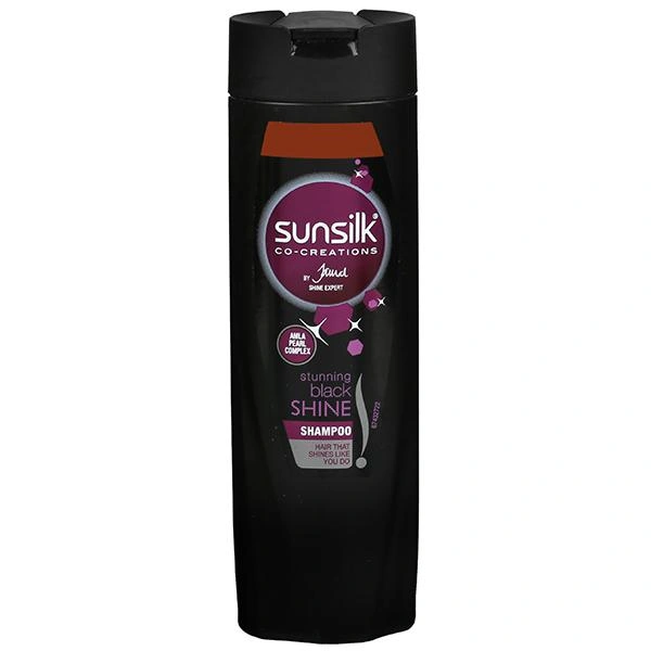 SUNSILK  STUNNING BLACK SHINE SHAMPOO 180ml