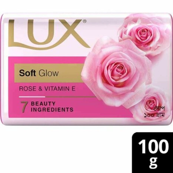 LUX  SOFT GLOW ROSE & VITAMIN E 4×100gm