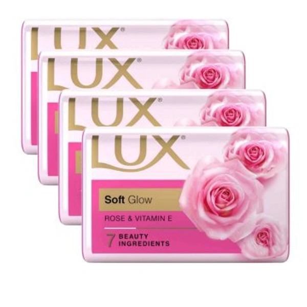 LUX  SOFT GLOW ROSE & VITAMIN E 3×150gm