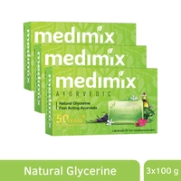 MEDIMIX  AYURVEDIC NATURAL GLYCERINE 3×125gm