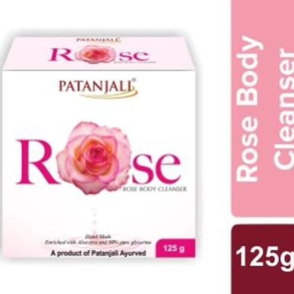 PATANJALI  ROSE BODY CLEANSERS 4N×125gm