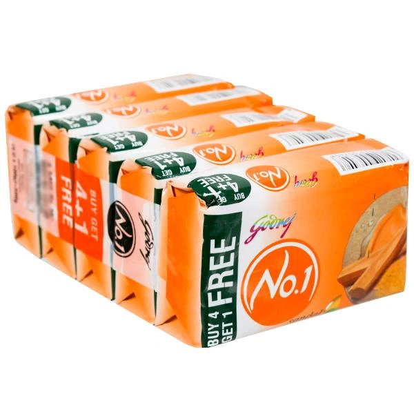 GODREJ NO.1 SANDAL TUMERIC NATURAL OIL 5U×100gm