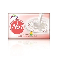 GODREJ NO.1 KESAR MILK CREAM NATURAL OILS 4U×50gm