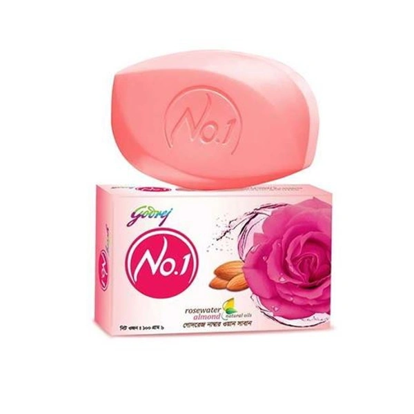 GODREJ NO.1 ROSEWATER Almond NATURAL OIL 4U×50gm