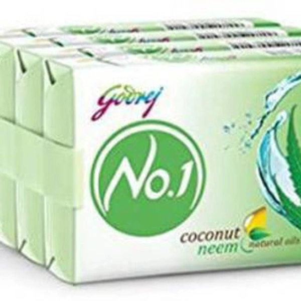 GODREJ NO.1 COCONUT NEEM NATURAL OIL 4U×50gm