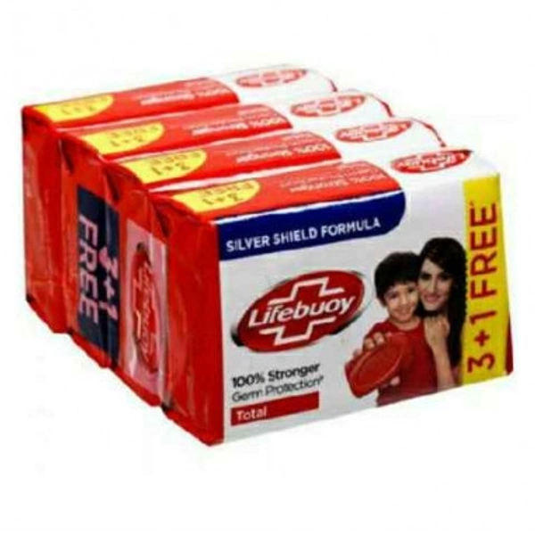 LIFEBUOY  100% STRONGER GERM PROTECTION 4U×49gm