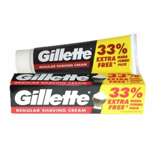 GILLETTE REGULAR SHAVING CREAM 93.1gm