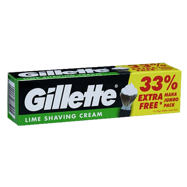 GILLETTE  LIME SHAVING CREAM 93.1gm