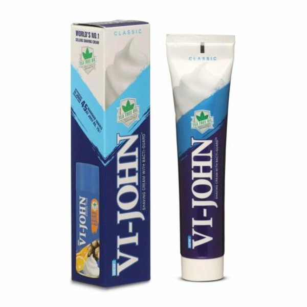 VI-JOHN  SHAVING CREAM WITH BACTI -GUARD 30gm