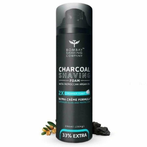BOMBAY SHAVING COMPANY  CHARCOAL SHAVING FOAM  266ml