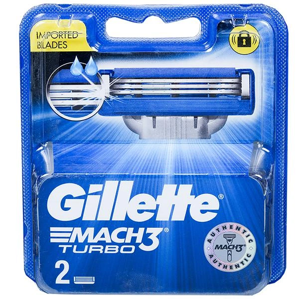 GILLETTE  MACH3 TURBO 2N CARTRIDGES 