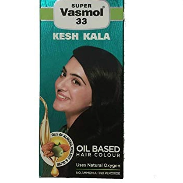 SUPER VASMOL 33 KESH KALA OIL BASED HAIR COLOUR 100ml
