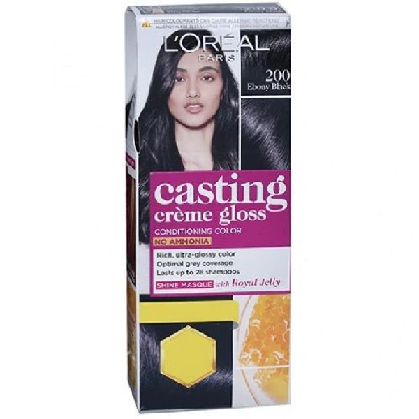 LOREAL PARIS  CASTING CREME GLOSS EBONY BLACK 200
