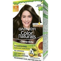 GARNIER COLOR NATURALS CREME RICHE DARKEST BROWN 3 70ml+60gm