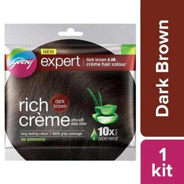 GODREJ EXPERT  RICH CREME DARK BROWN 4.06 20g+20ml
