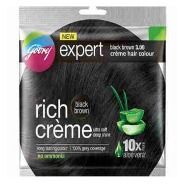 GODREJ EXPERT  RICH CREME BLACK BROWN 3.00 20ml+20gm
