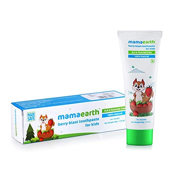 MAMAEARTH  BERRY BLAST TOOTHPASTE FOR KIDS 50gm