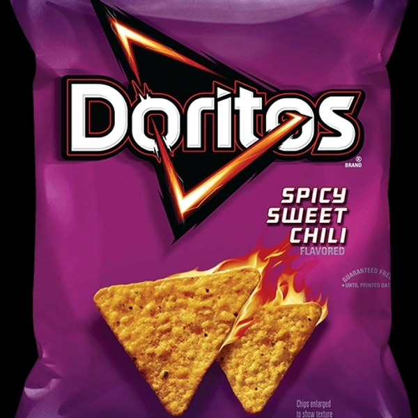 DORITOS  SWEET CHILLI FLAVOURED CORN CHIPS 44gm