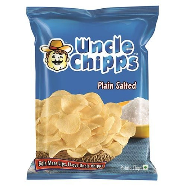 UNCLE CHIPPS  PLAIN SALTED 50gm