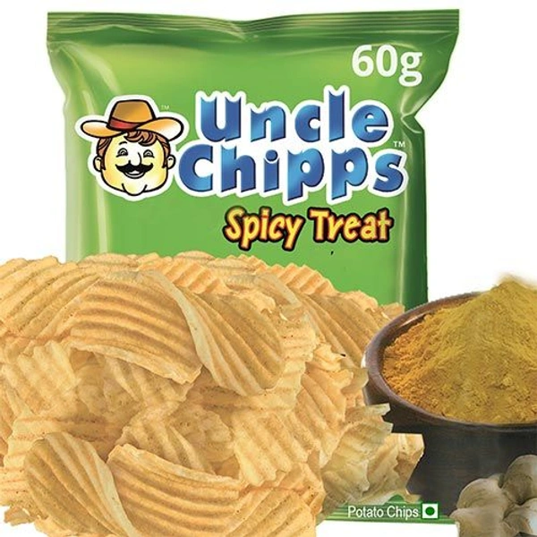 UNCLE CHIPPS  SPICY TREAT 50gm