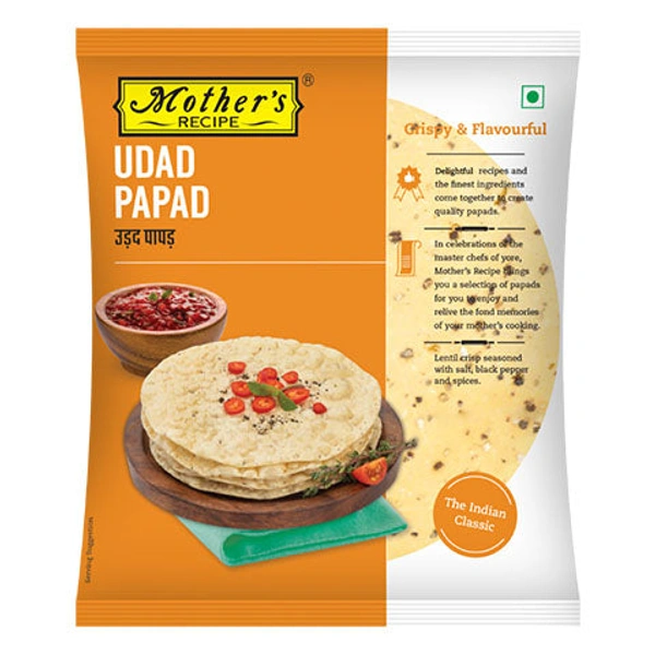 MOTHER'S RECIPE  UDAD PAPAD 200gm