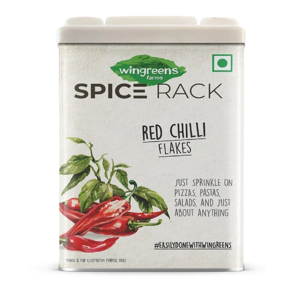 WINGREENS FARMS  SPICE RACK RED CHILLI FLAKES 30gm
