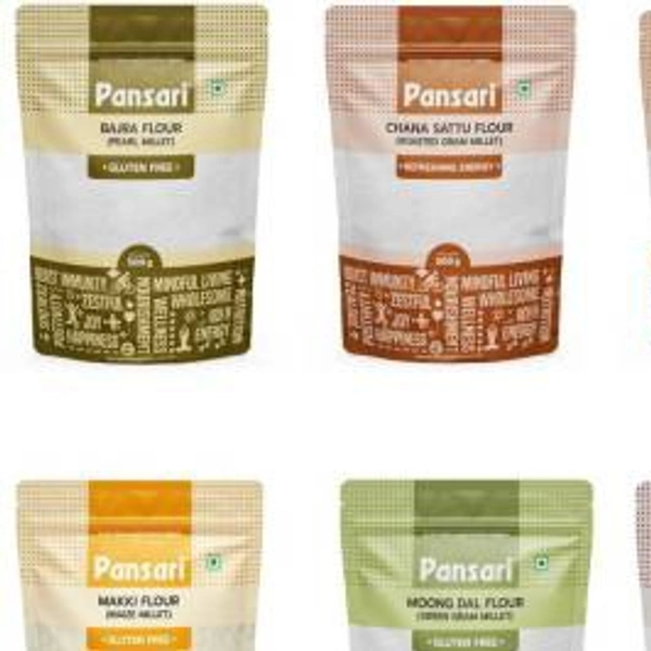 PANSARI  BAJRA FLOUR (PEARL MILLET)500gm