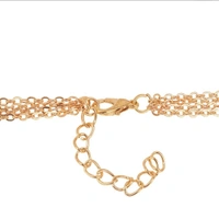 Gold Plated 4 Layer Western Necklace  - 