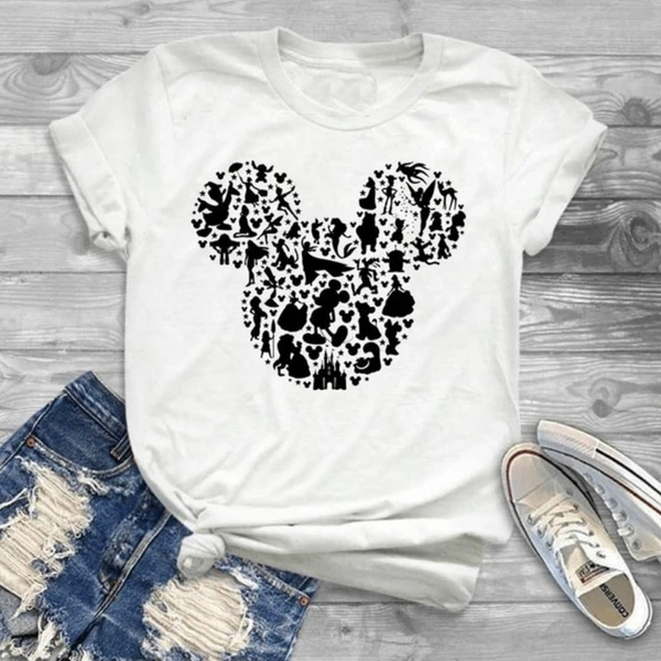 Mickey Graphic Printed T-shirt  - M