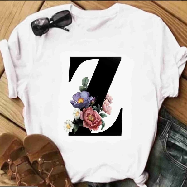 Z-Alphabet Printed T-shirt  - M