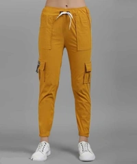 Trendy Women Trousers - Red , 36