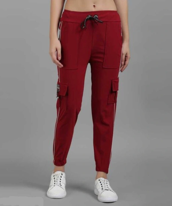 Trendy Women Trousers - Red , 36