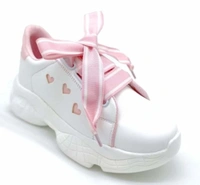 Synthetic Leather White Casual Shoes - IND 3