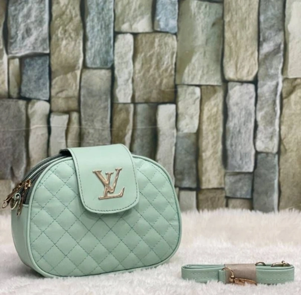 Trendy PU sling bags - White