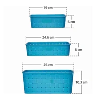 0062 Smart Baskets for Storage(Set of 3) - 1.094 kgs, India