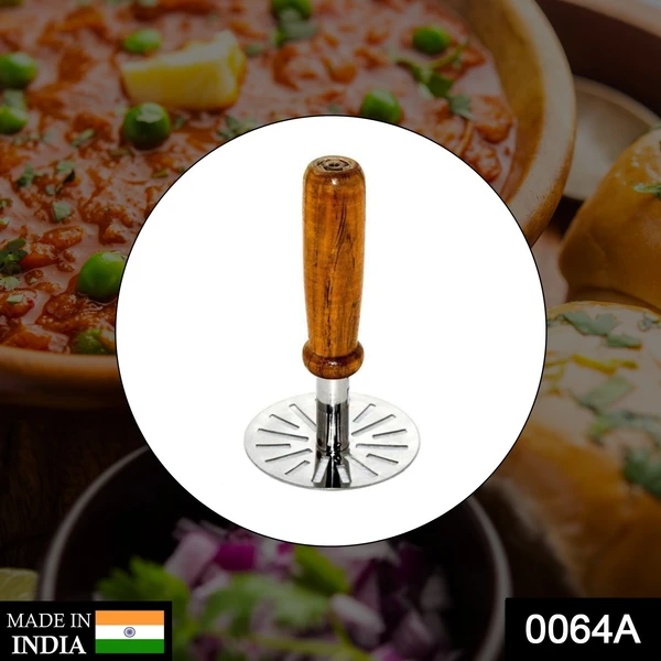 0064A Paubhaji Masher used in all kinds of household and kitchen places for mashing and making paubhajis. - India, 0.31 kgs