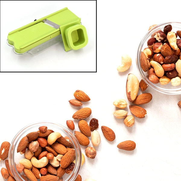 0117 Stainless Steel Vegatable and Dry Fruit Slicer/Cutter - 0.185 kgs, India