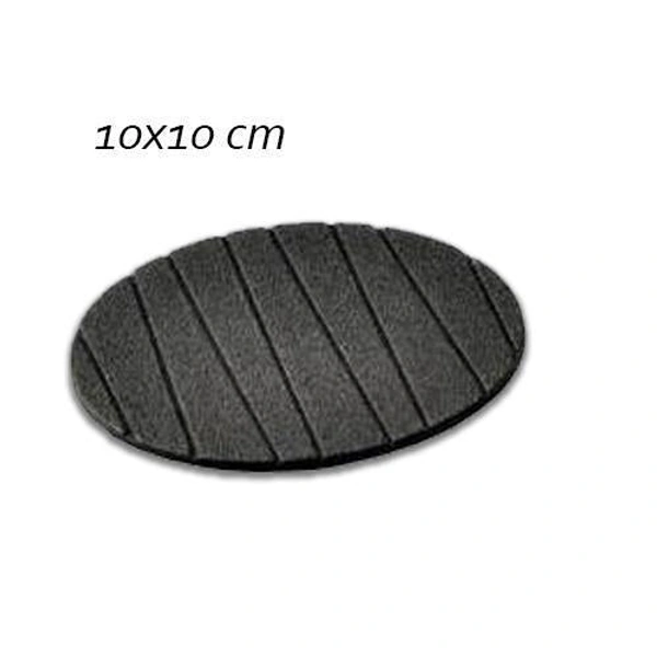 0129 6 pcs Useful Round Shape Plain Silicone Cup Mat Coaster Drinking Tea Coffee Mug Wine Mat for Home - 0.04 kgs, India