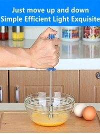 0191 Stainless Steel Mixi Egg / Lassi / Butter Milk Maker / Mixer Hand Blender - 0.113 kgs, India