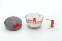 0197 Manual 2 in 1 Compact & Powerful Hand Held Vegetable Chopper/Blender - 0.328 kgs, India