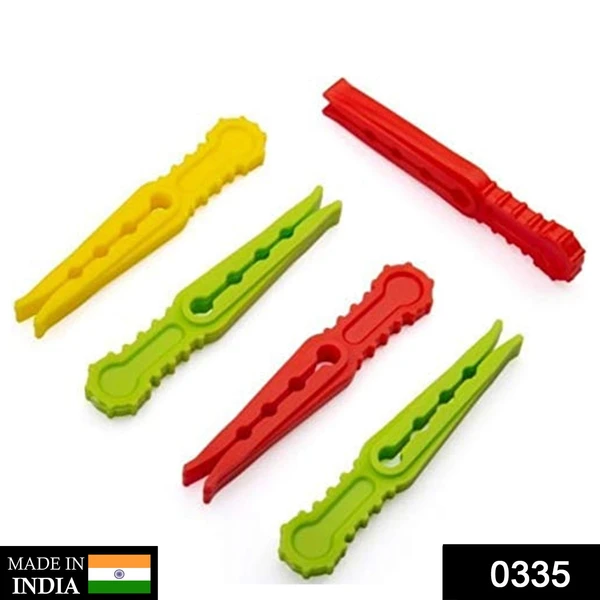 0335 Multipurpose Plastic Cloth Hanging Pegs/Clips - 36 pcs - India, 0.116 kgs